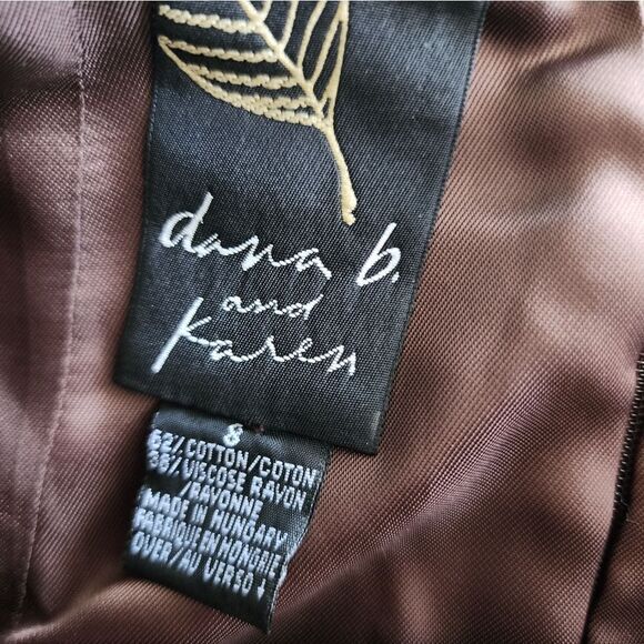 Dana B and Karen faux fur animal print  mini skirt - Picture 8 of 8